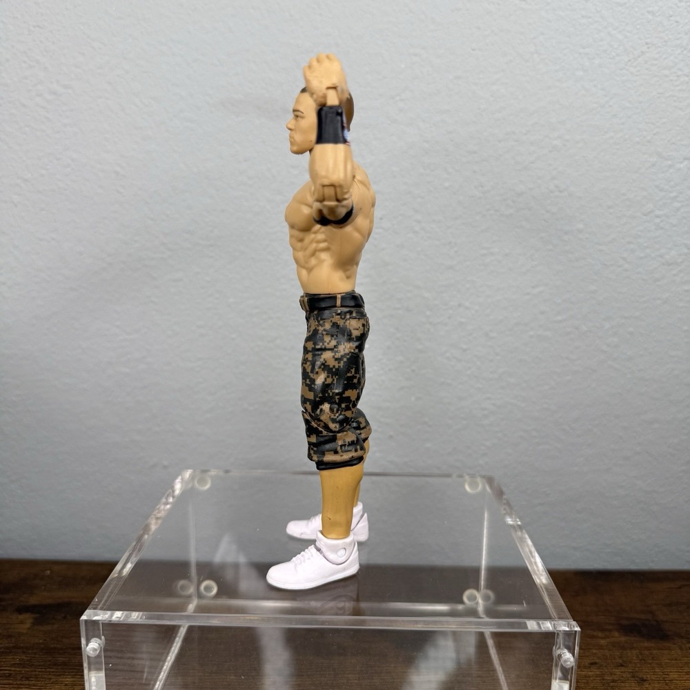 2011 John Cena Camo Shorts WWE Action Figure WWF - Picture 2 of 7